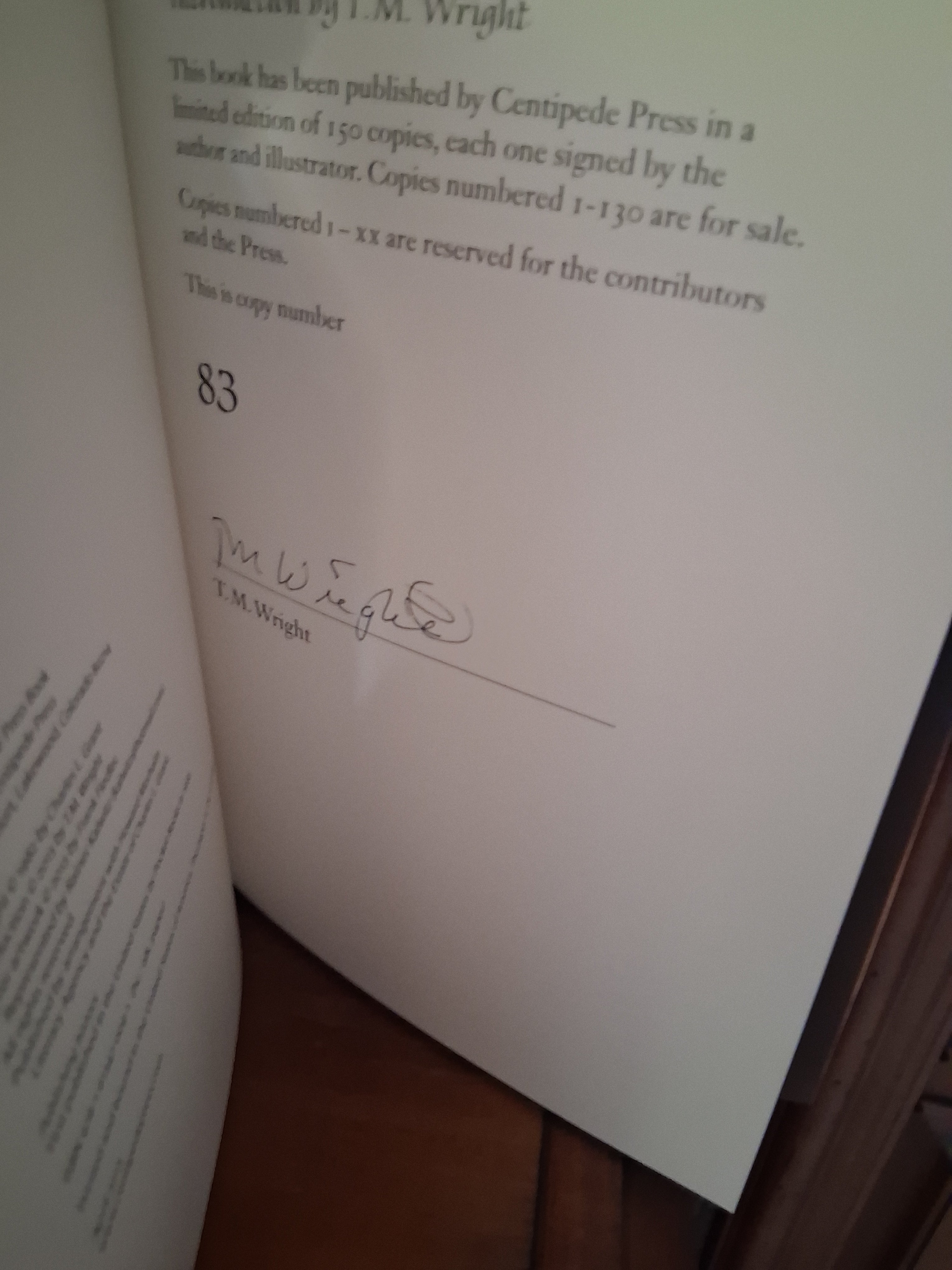 The Nestling by Charles L. Grant (Centipede Press) signed