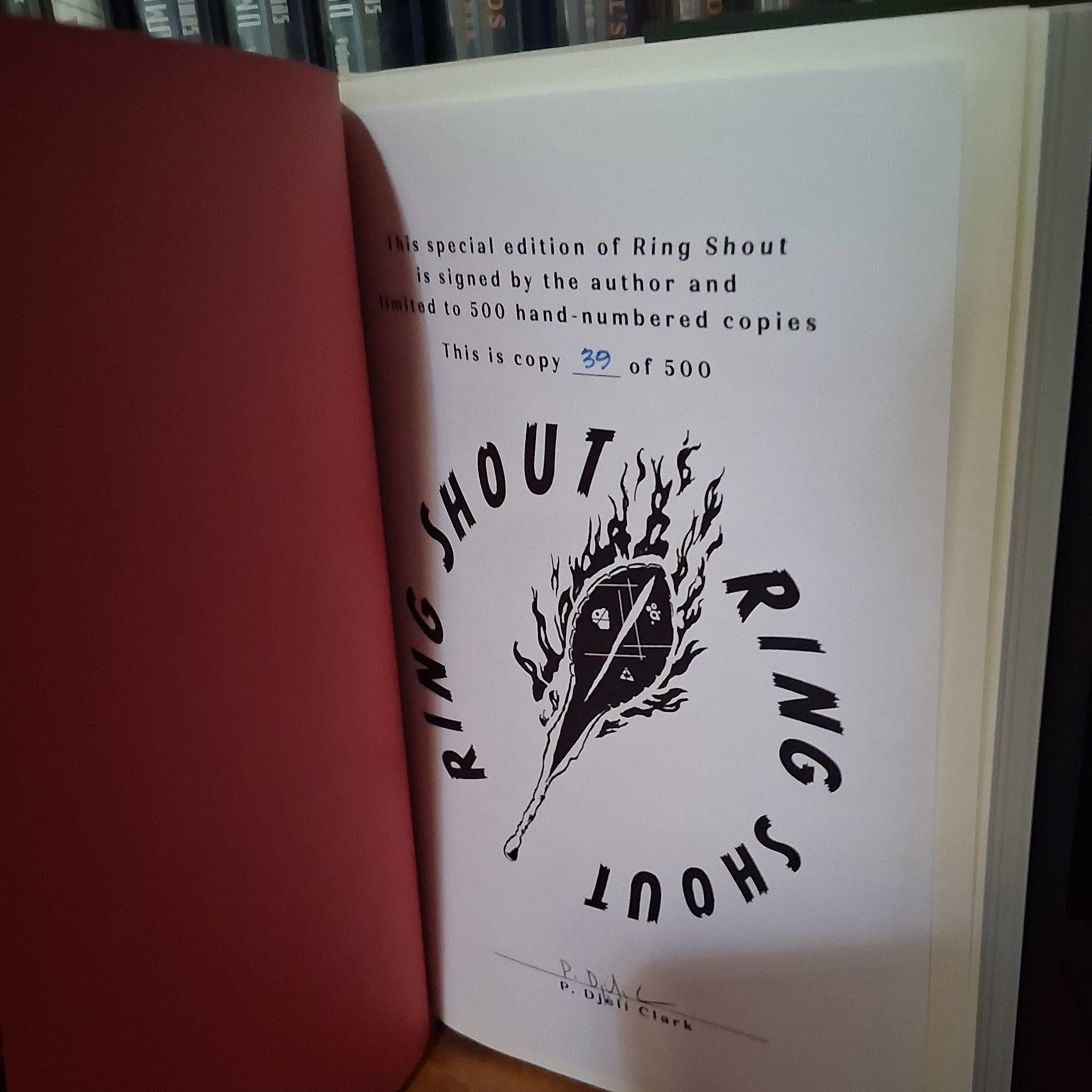 Ring Shout by P. Djèlí Clark (Midworld Press) signed