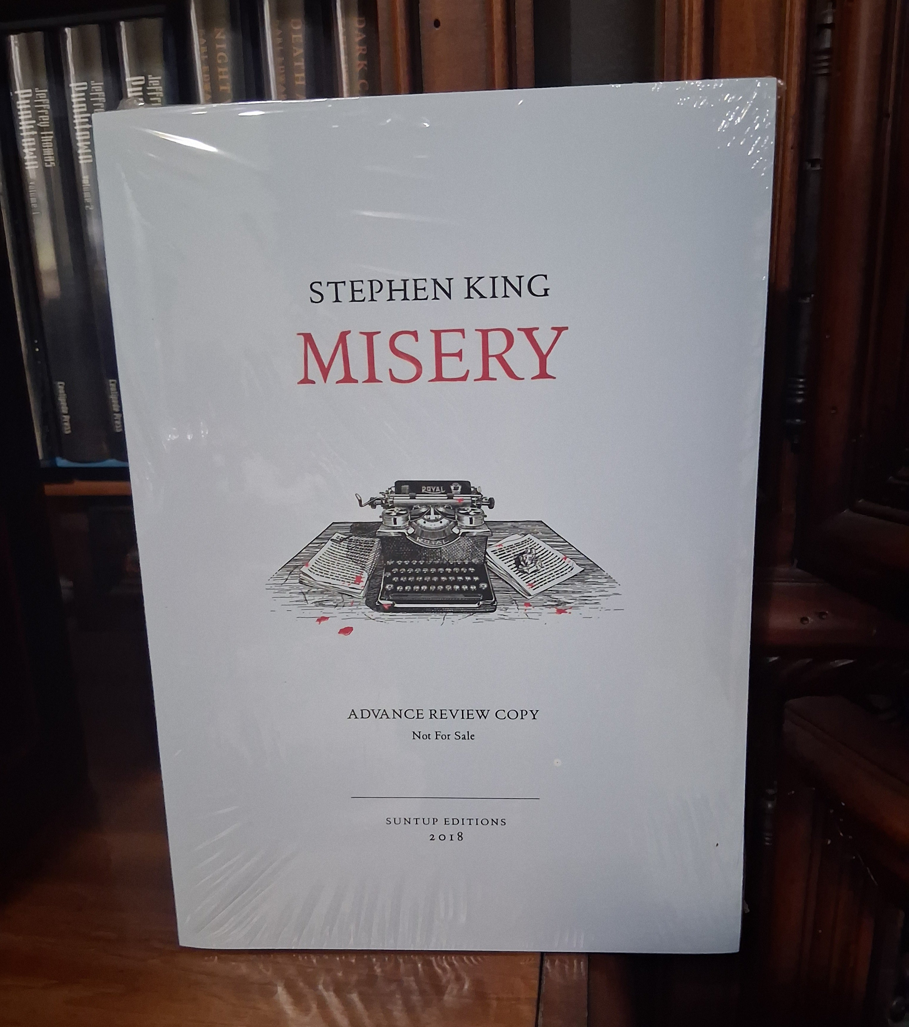 Misery by Stephen King (Suntup Press) ARC w/ Custom Case