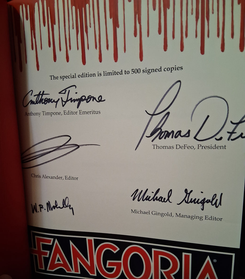 Fangoria: Cover to Cover (Cemetery Dance) signed