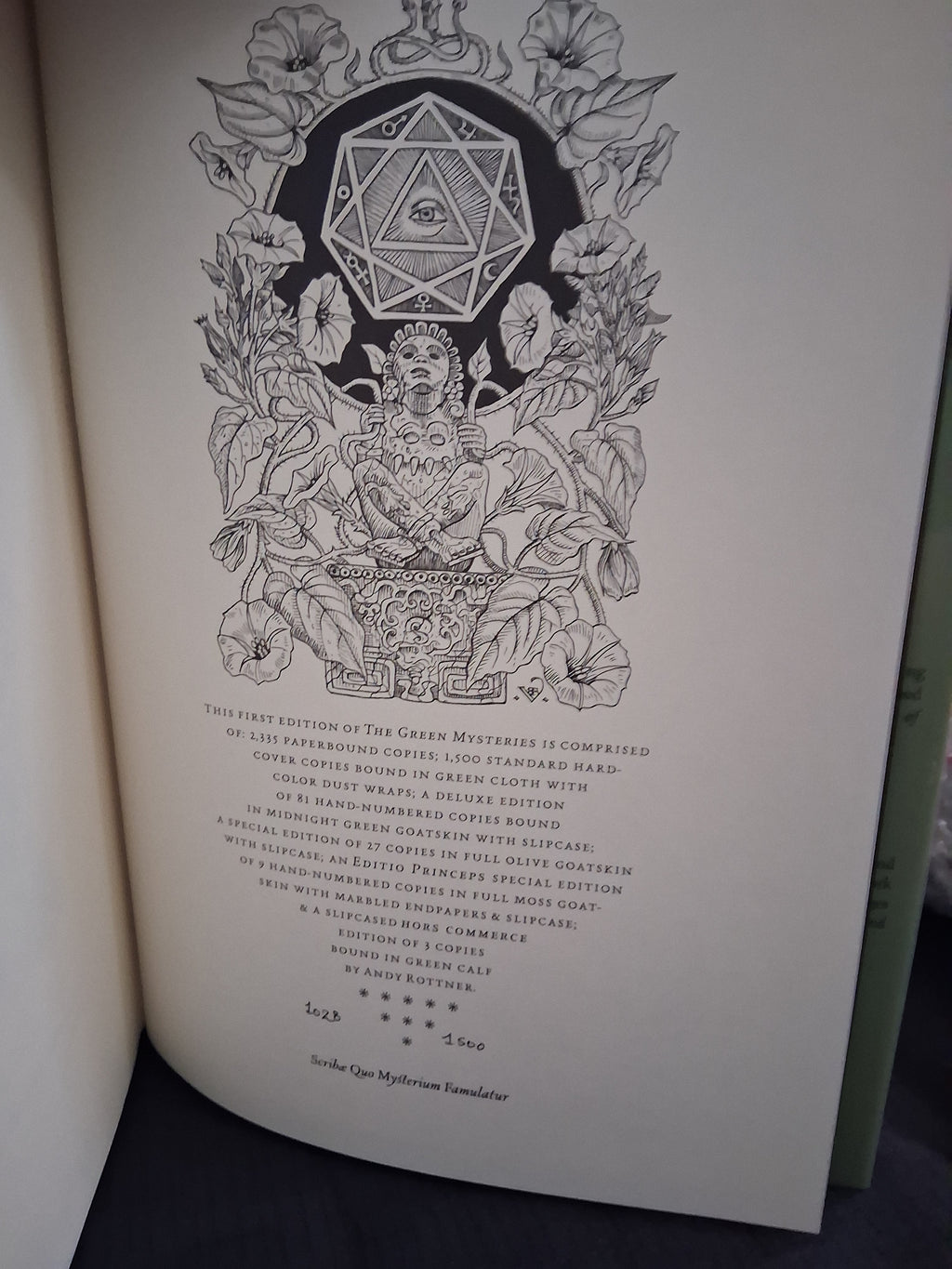 The Green Mysteries by Daniel Schulke HC (Three Hands Press)